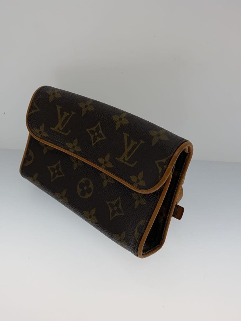 Louis Vuitton Canvas Florentine Pochette Brown Monogram Brown